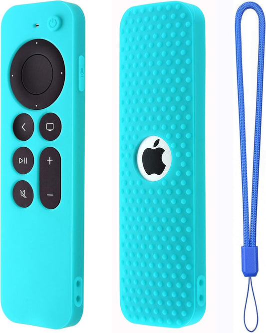 Compatible with Apple TV 4K Siri Remote 2021 Silicone Cover, Silicone Case for Apple TV 4K 6 Generation 2021 Remote Control, Apple 4K Siri Remote 2Nd Gen Cover (Mint Green)